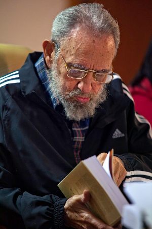Fidel  Castro presentación libro AFP