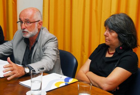 Juan Pedro Tinetto y Ema Zaffaroni Presidencia
