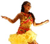 Participante de Reina de Llamadas bailando Martín Atme IMM