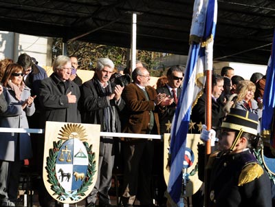 Brenta y Astori en el palco oficial