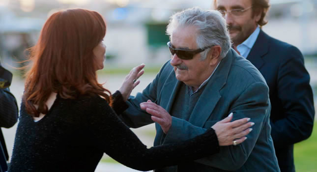 Encuentro de Cristina y Mujica