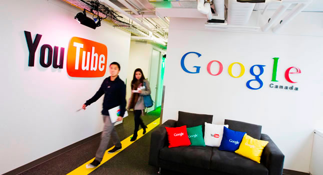 Oficinas de Youtube y Google en Canadá