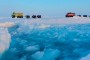 Un camión ruso y canadiense exploran el polo norte Un camión ruso y canadiense exploran el polo norte