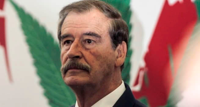 Vicente Fox, expresidente de México en campaña a favor de la marihuana