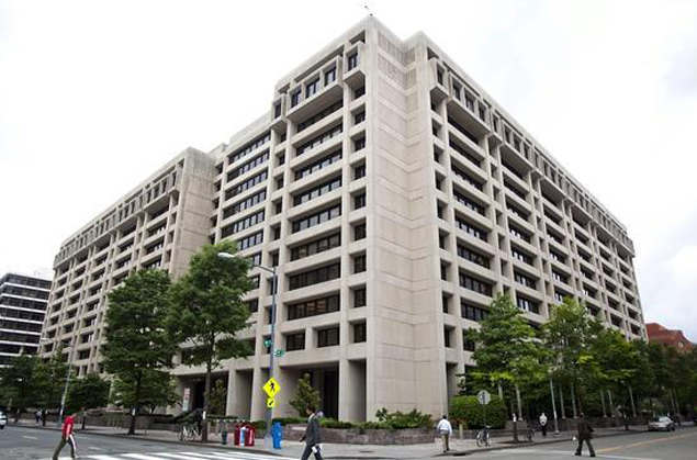 Sede del FMI en Washington. 