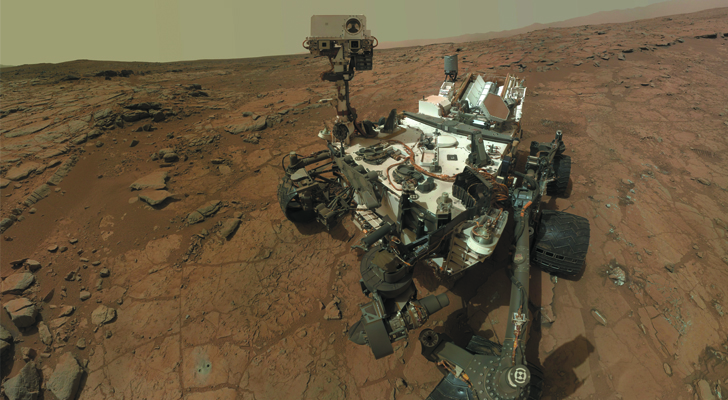 El Curiosity en labores rutinarias de exploración / Foto: NASA - JPL - CALTECH - MSSS - AFP