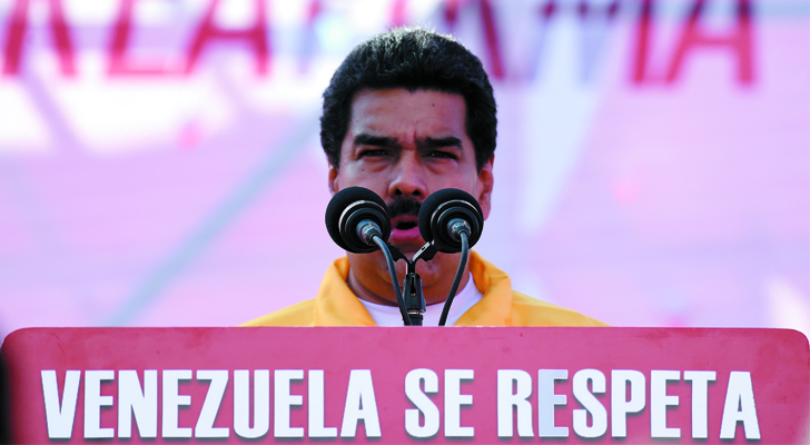 Nicolas Maduro arremetió contra Estados Unidos en su última intervención pública / Foto: AFP