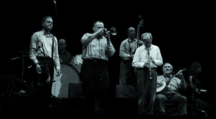 Woody Allen junto a su New Orleans Jazz Band / Foto: Chris Boland