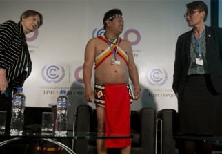 indigenas de panama en la reunión de la PNUD / Foto: Eitan Abramovich / AFP