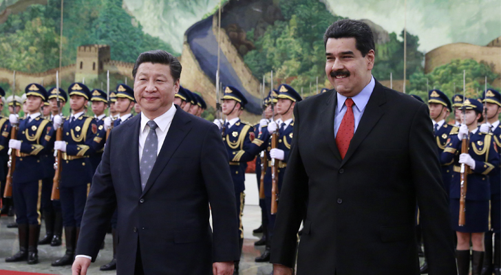 El presidente venezolano Nicolás Maduro junto a su homólogo chino Xi Jinping / Foto: Andy Wong - AFP