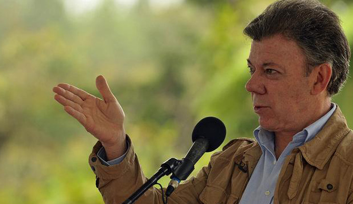 Santos espera lograr que el conflicto con las FARC cese "de una vez por todas", como dijo en declaraciones a la prensa. 