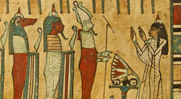 Osiris preside el tribunal del juicio de los difuntos en la mitología egipcia. / Foto: Wikimedia Commons