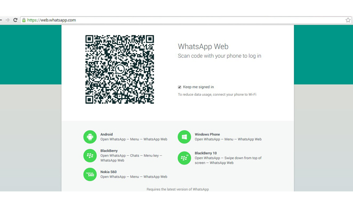 Con solo escanear un Código QR, el usuario podrá acceder a la versión web del popular servicio de mensajería gratuita.