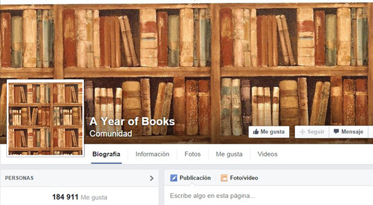 A Year of Books aspira convertirse en una de las plataformas de destaque entre los amantes de las artes literarias. / Foto: Facebook