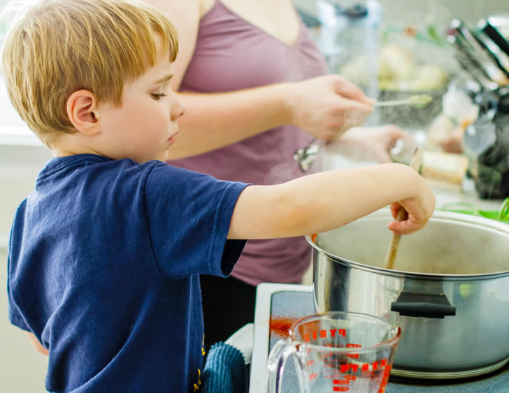 Cocinar con niños Cocinar con niños