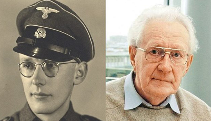 Oskar Gröning durante el Tercer Reich y en la actualidad / Foto: BorsOnline.hu