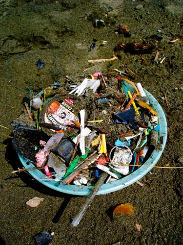 Basura plástica pero también vidrios rotos, metales y cigarrillos, entre otros, llegan al océano cada año Basura plástica pero también vidrios rotos, metales y cigarrillos, entre otros, llegan al océano cada año