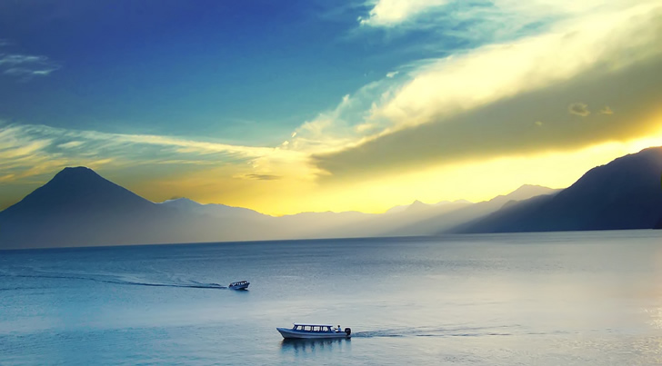 Lago Atitlán en Guatemala