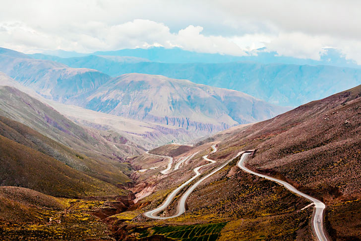 Quebrada de Humahuaca en Argentina