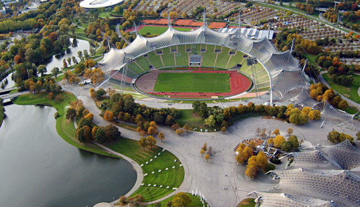 Olympiastadion de Munich fue una de las concepciones más importantes de Frei Otto. / Foto: Wikimedia Commons