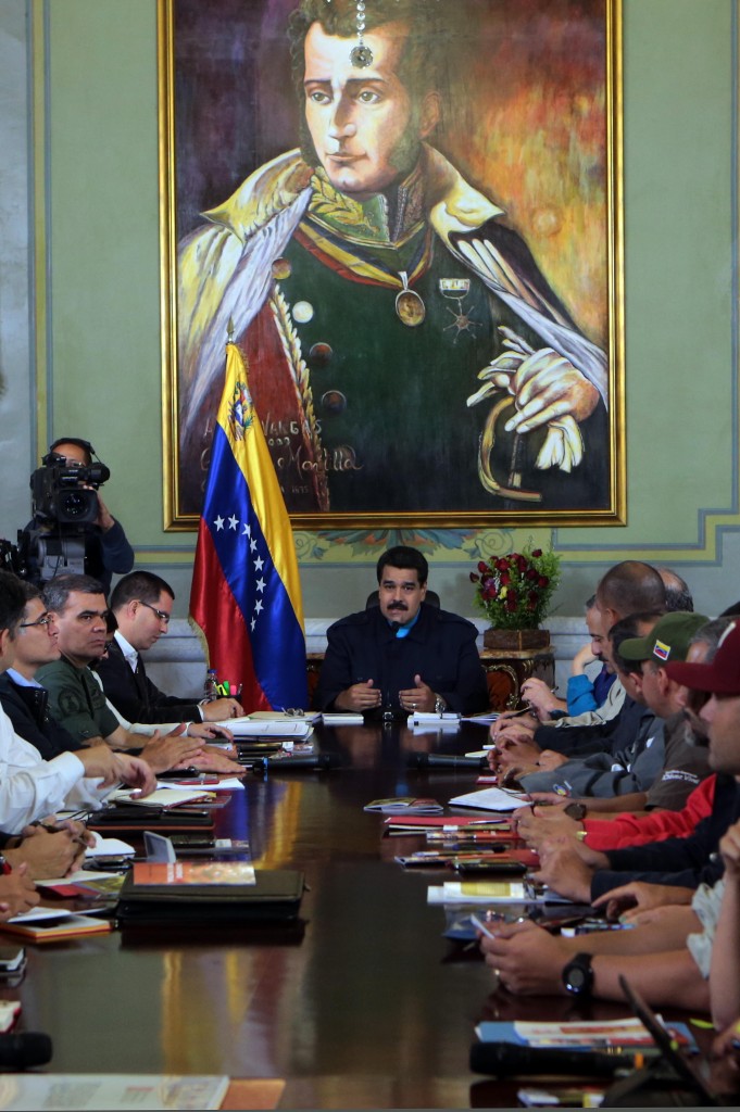 Las tensiones diplomáticas entre Venezuela y EE.UU. se siguen acrecentando, al tiempo que ambos países mantienen sanciones contra diplómaticos y políticos de sus contrapartes. / Foto: Presidencia de Venezuela - AFP