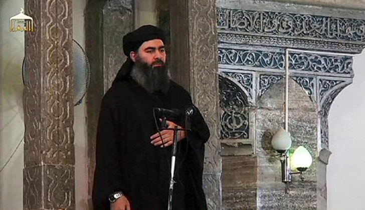 Abu Bakr al Bagdadi, líder del Estado Islámico. No se sabe si está vivo o si ha sido abatido por algún ejército extranjero. Foto: Wikimedia Commons 
