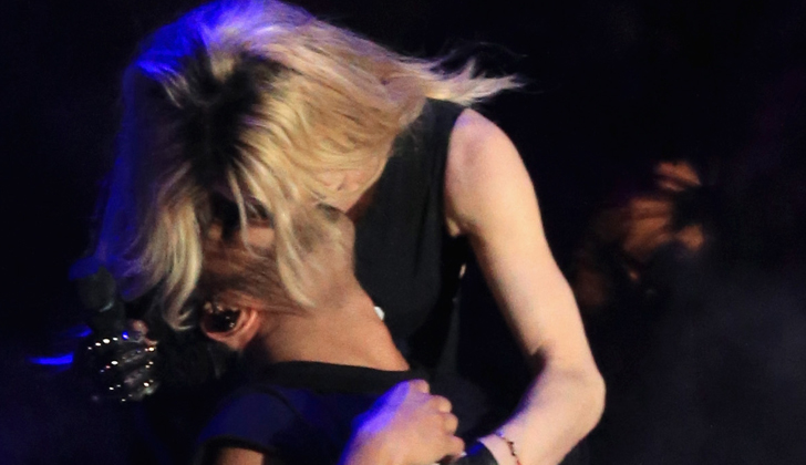 El aparente gesto de disgusto de Drake luego del beso de Madonna ha dado de qué hablar. Foto: AFP - Christopher Polk