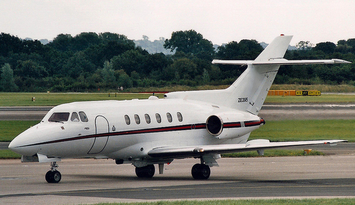 Avión Hawker HS 125-700A. Foto: NTG pictures.
