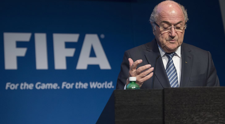 Blatter, presidente de la FIFA / Foto: AFP