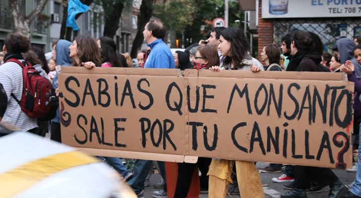 Marcha contra Monsanto en Montevideo / Foto: Milagros Luissi