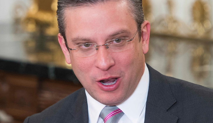 Alejandro García Padilla, Gobernador de Puerto Rico. Foto: Jim Watson - AFP. 