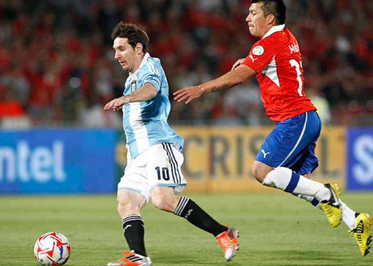 Argentina y Chile se enfrentan esta tarde por el título de campeón. Foto: Getty Images