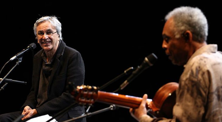Caetano y Gilberto festejan 50 años de música y amistad