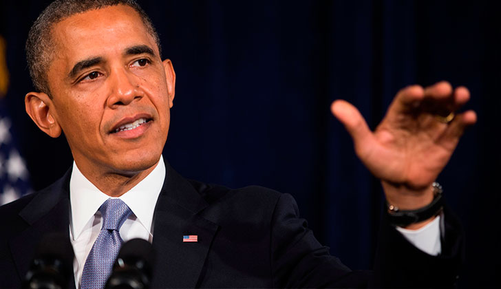 Presidente EEUU afirma que cambio climático es la mayor amenaza para el futuro. Foto: Getty Images