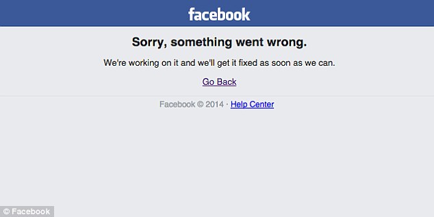 Casi 54 minutos estuvo Facebook "offline". 