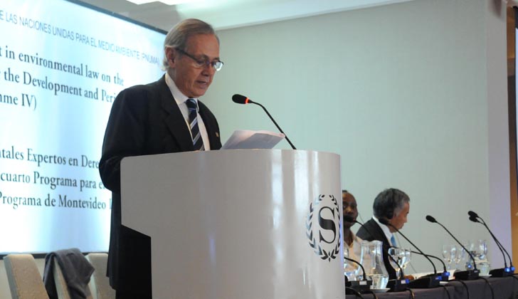 Jorge Rucks participó de la conferencia Avances en la aplicación del Programa de Montevideo IV. 
