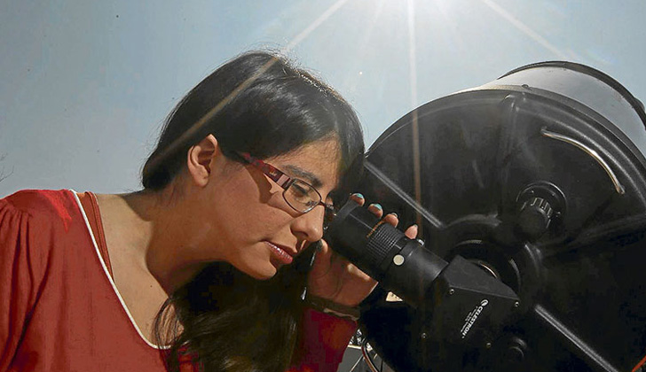 Maritza Soto está ahora en su carrera de doctorado en ciencias astronómicas en la Universidad de Chile. 