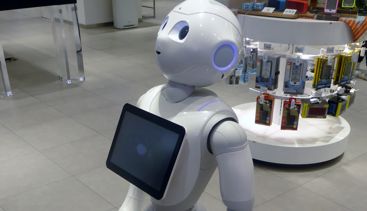 El famoso robot Pepper. Foto: Wikimedia Commons. 