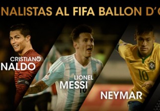 Messi, Neymar y Cristiano Ronaldo son los finalistas al Balón de Oro . Foto:fifacom_es