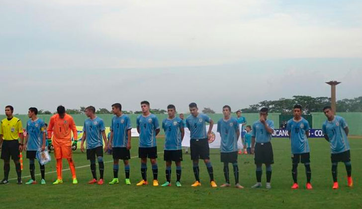 La selección uruguaya sub 15 venció a Bolivia por 3 a 1. Foto: AUF