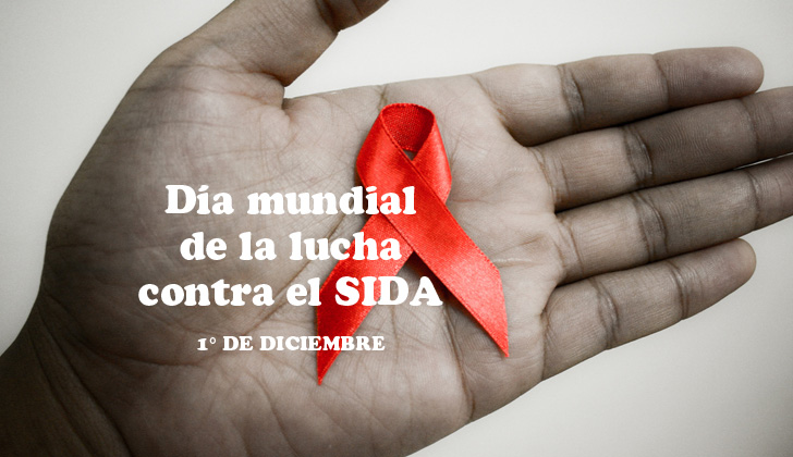Un listón rojo simboliza la lucha contra este síndrome que afecta a 35 millones de personas en el mundo, según datos de ONUSIDA. Foto: Sham Hardy. 
