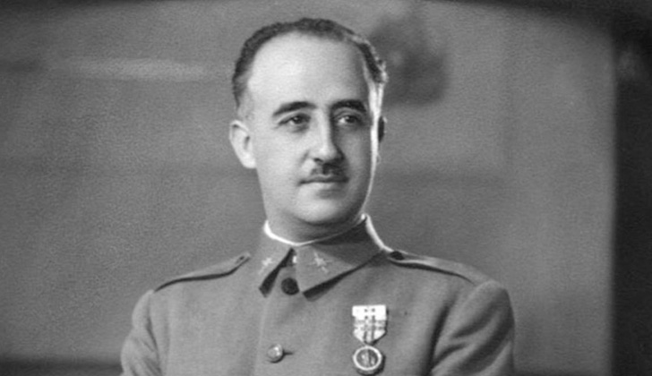 La dictadura de Francisco Franco duró desde el 1° de octubre de 1936 hasta el 20 de noviembre de 1975 fecha de su muerte. Foto: Wikimedia Commons. 