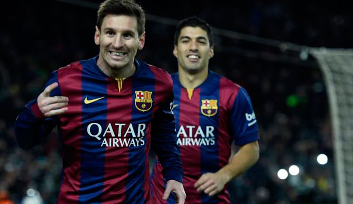 Messi: "Luis Suárez también se merecía estar entre los tres mejores". Foto: AFP