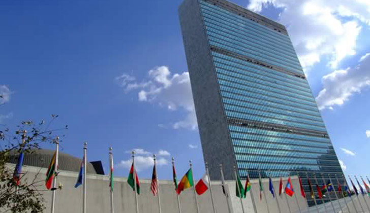 Sede de la ONU en Nueva York. 