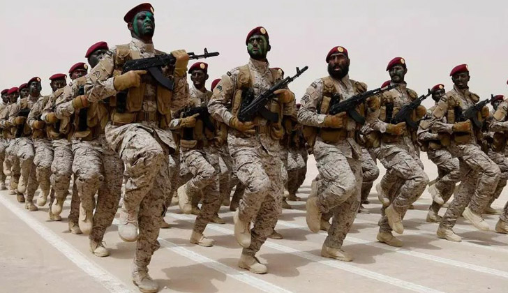 Tropas del ejército de Arabia Saudita. Foto: usni.org. 