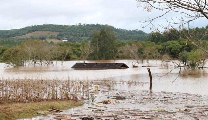 Inundaciones en Argentina. Foto con fines ilustrativos: Wikimedia Commons. 