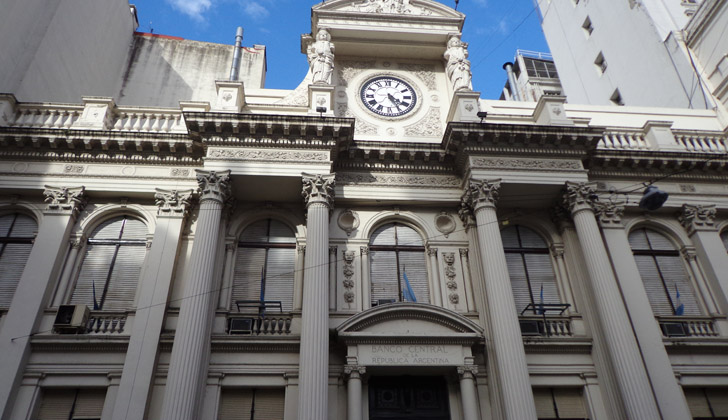 Edificio del Banco Central de la República Argentina. 