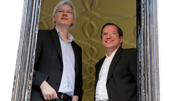 Julian Assange está asilado en la embajada de Ecuador en Londres. Foto: Wikimedia Commons.