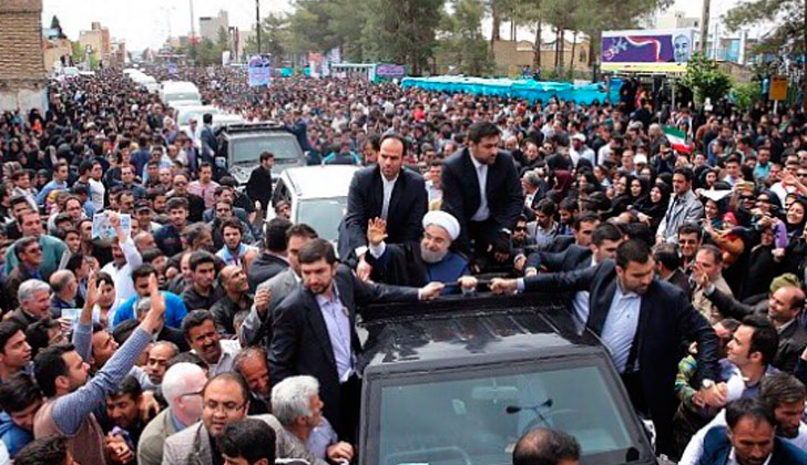 Irán apoya a su presidente: Se consolida el reformismo luego de la segunda vuelta electoral. Foto:@HassanRouhani 