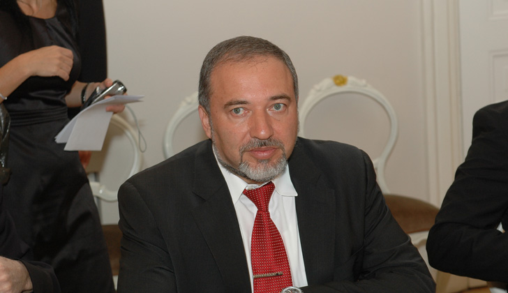 Avigdor Lieberman, líder del partido de ultraderecha "Israel es Nuestro Hogar". Foto: Wikimedia Commons. 
